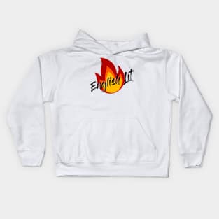 Put the lit in English Literature Kids Hoodie